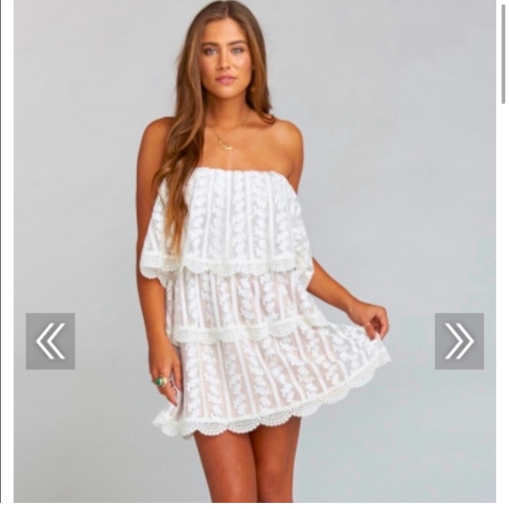 Show me your mumu tiered dress